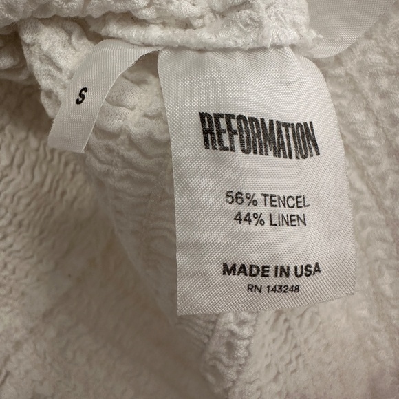 Reformation Linen Blend Blouse, S - Picture 5 of 5